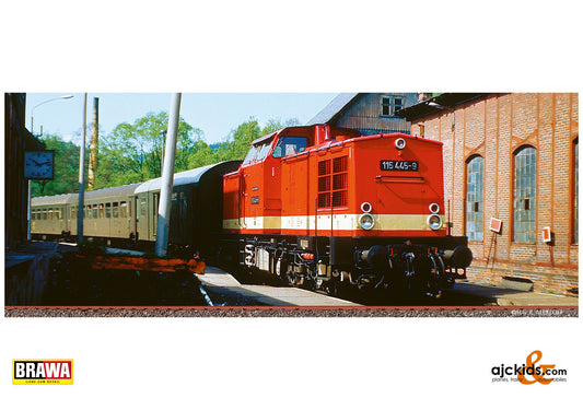 Brawa 41714 H0 Diesel Locomotive BR 115 DR at Ajckids. MPN: 4012278417141