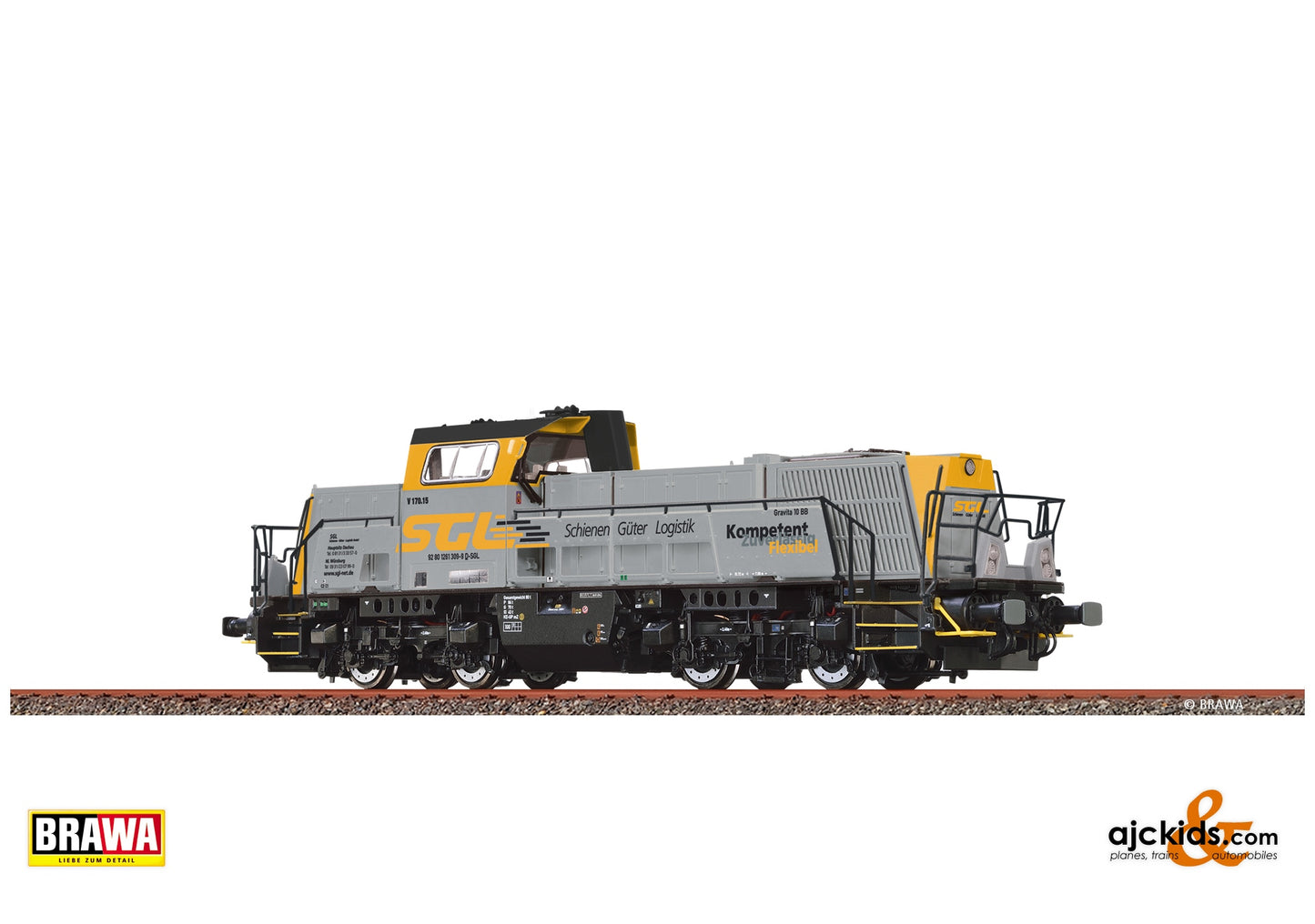 Brawa 42781 H0 Diesel Locomotive Gravita  BR 261 SGL at Ajckids. MPN: 4012278427812