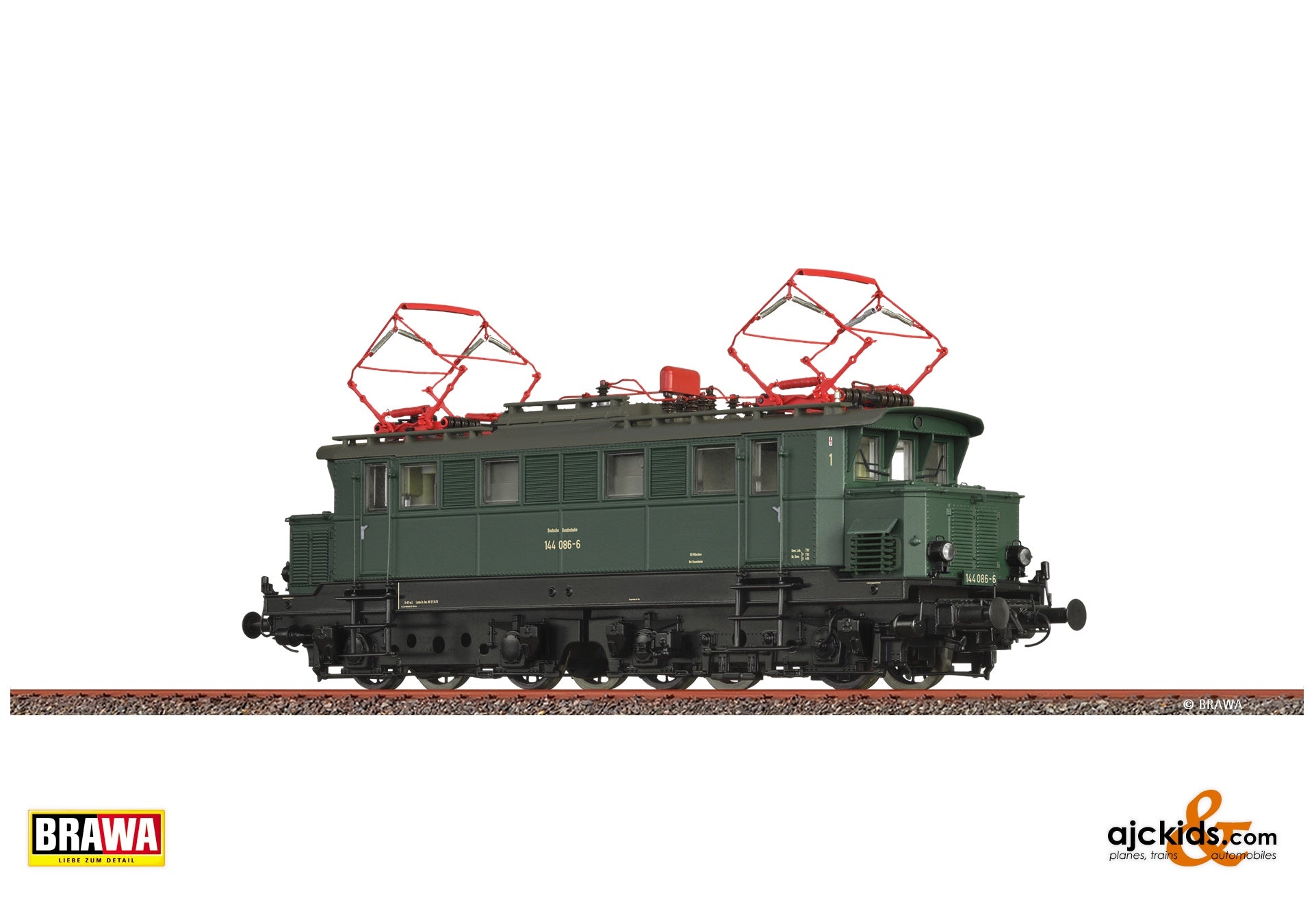 Brawa 43453 H0 Electric Locomotive BR 144 DB – Ajckids