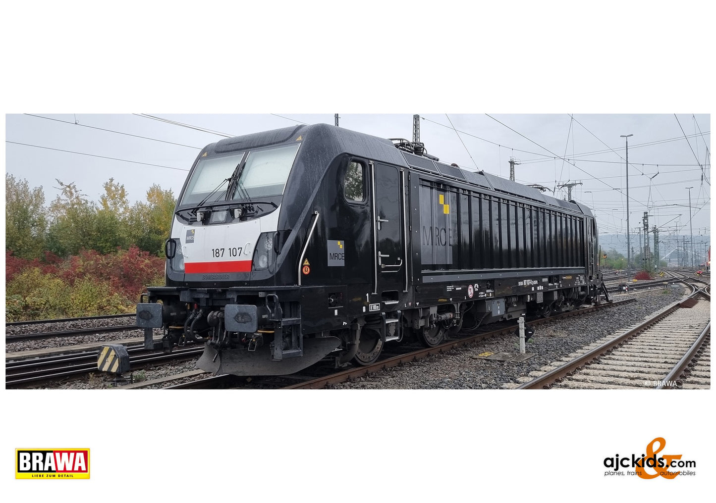 Brawa 43830 - Brawa 43830 - Electric Locomotive 187 MRCE, VI, DC ex