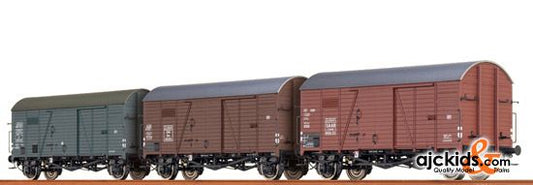 Brawa 45901 Freight Car Gms 30 EUROP [set of 3]