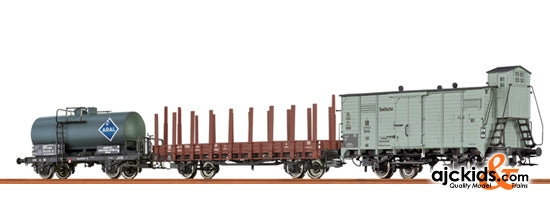 Brawa 45979 Freight Cars Brit US-Zone