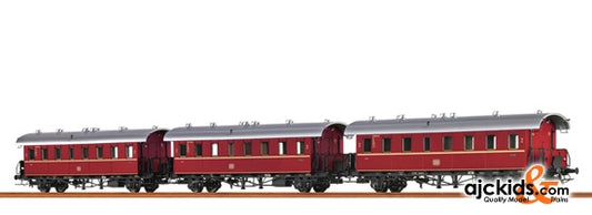 Brawa 45984 Passenger Coach Bid21 DB III [set of 3]