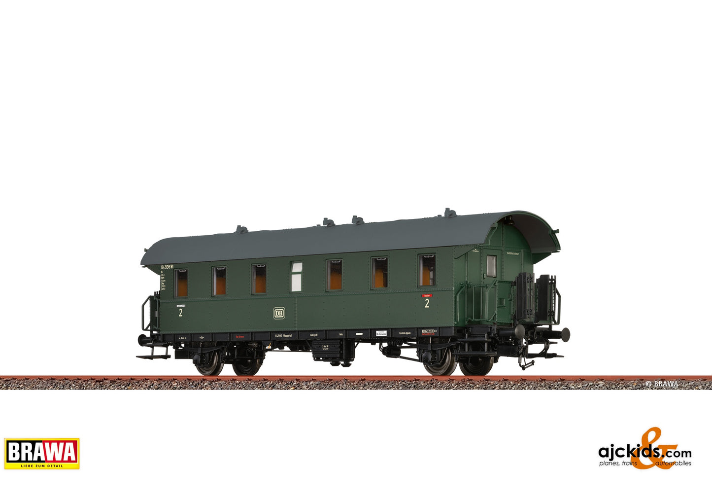 Brawa Passenger Coach Bib DB, Era III 67.21 at Ajckids.com