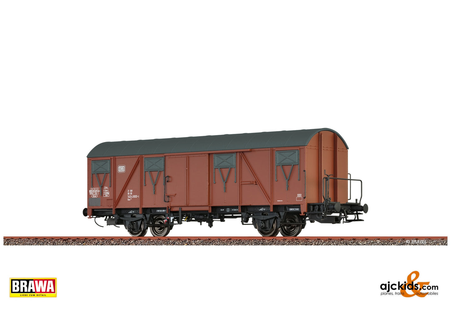 Brawa 47299 H0 Covered Freight Car Gos245 DB at Ajckids. MPN: 4012278472997