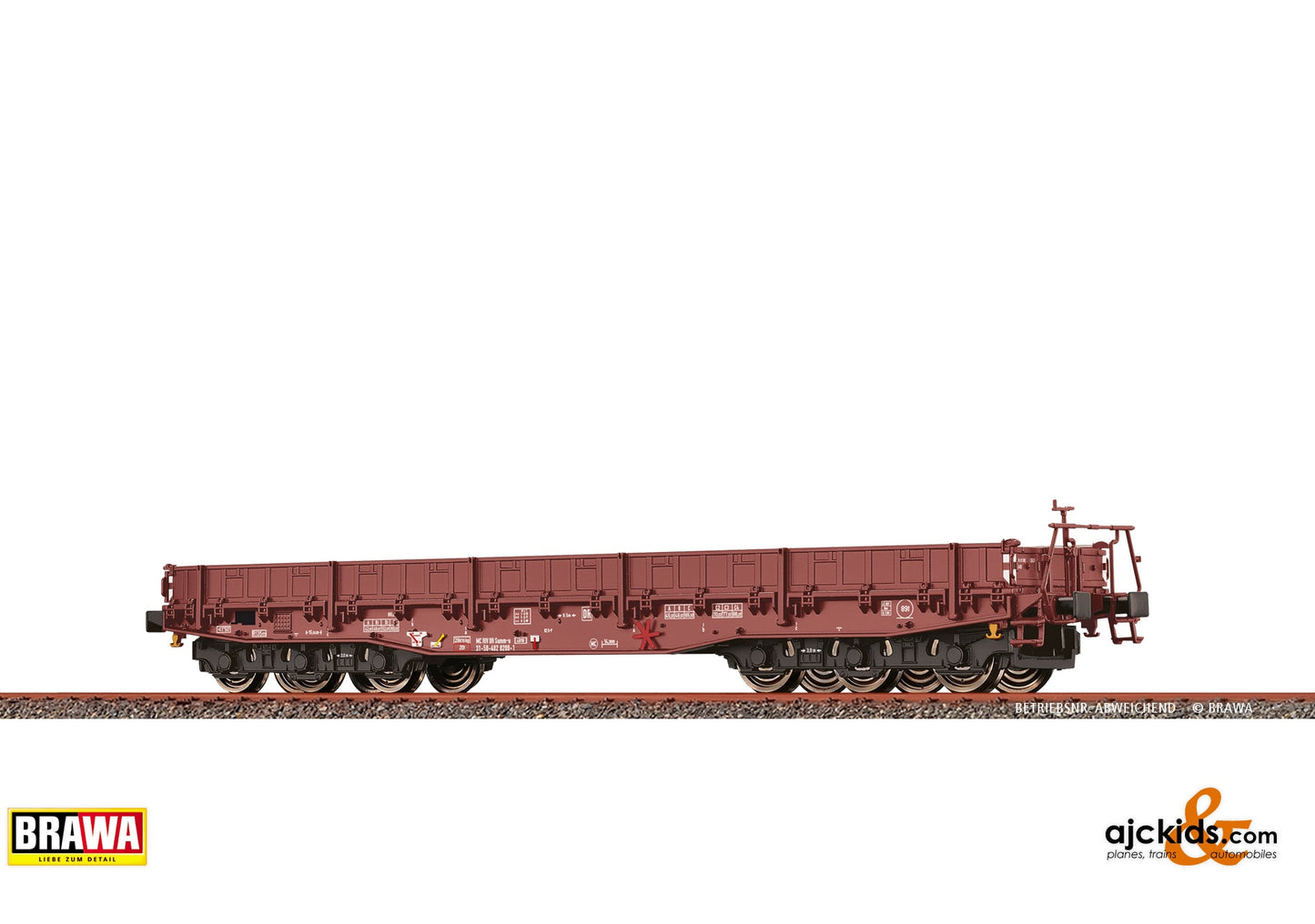 Brawa Flat Car Samm-u [4818] DR, Era IV 44.16 at Ajckids.com