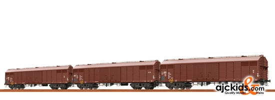 Brawa 48386 H0 Freight Car Gags DR IV [set of 3]