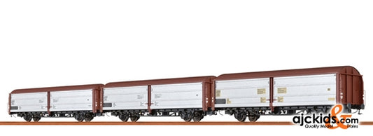 Brawa 48954 H0 Freight Car Hbis OBB IV [set of 3]