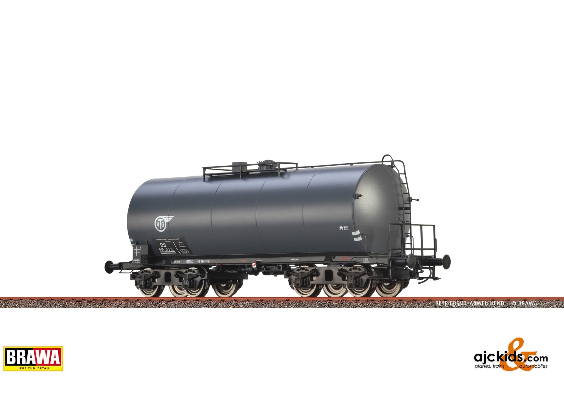 Brawa Tank Car ZZ [P] DB, Era III 37.77 at Ajckids.com