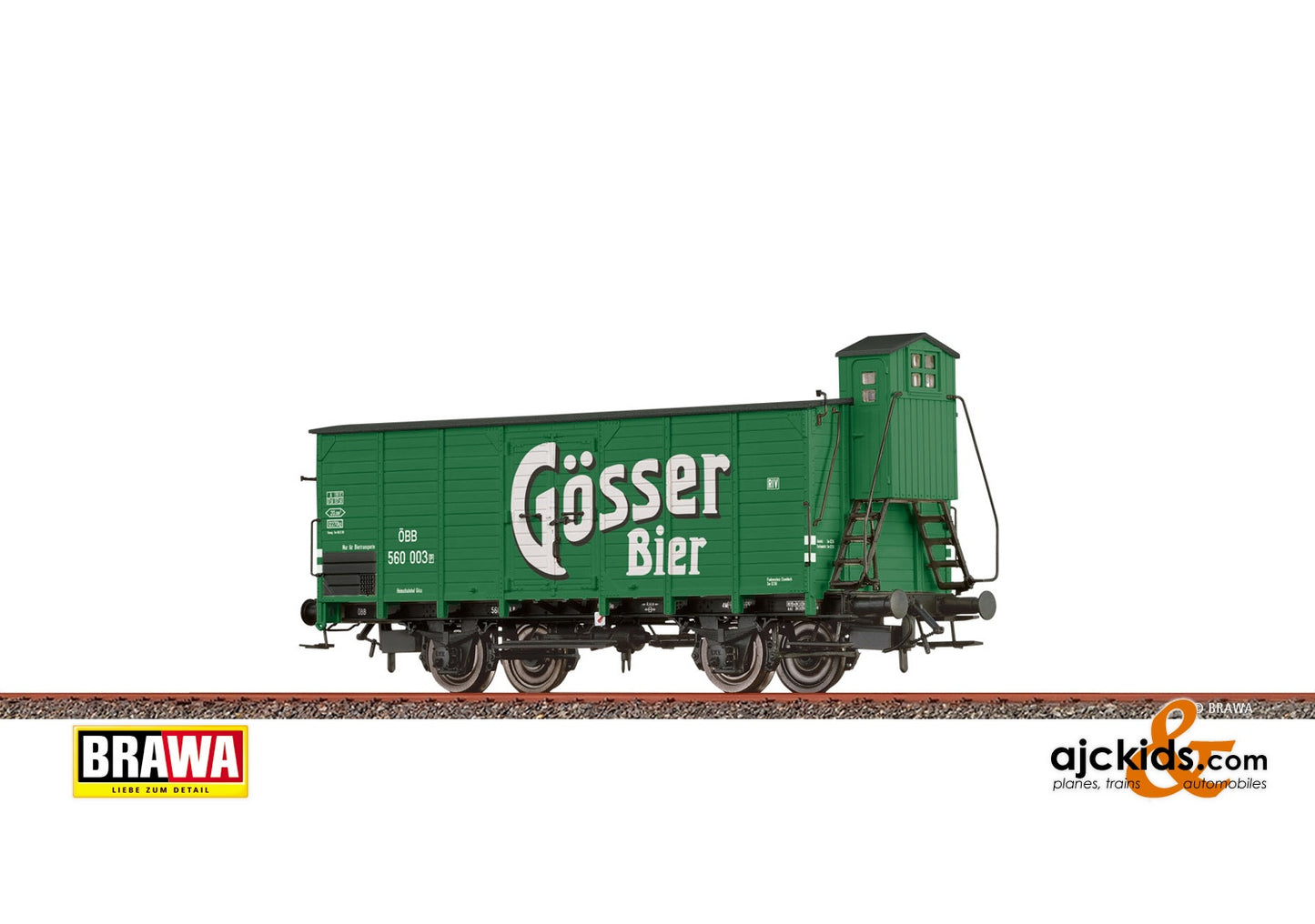 Brawa 49849 - H0 Beer Car G ÖBB, III, Gösser