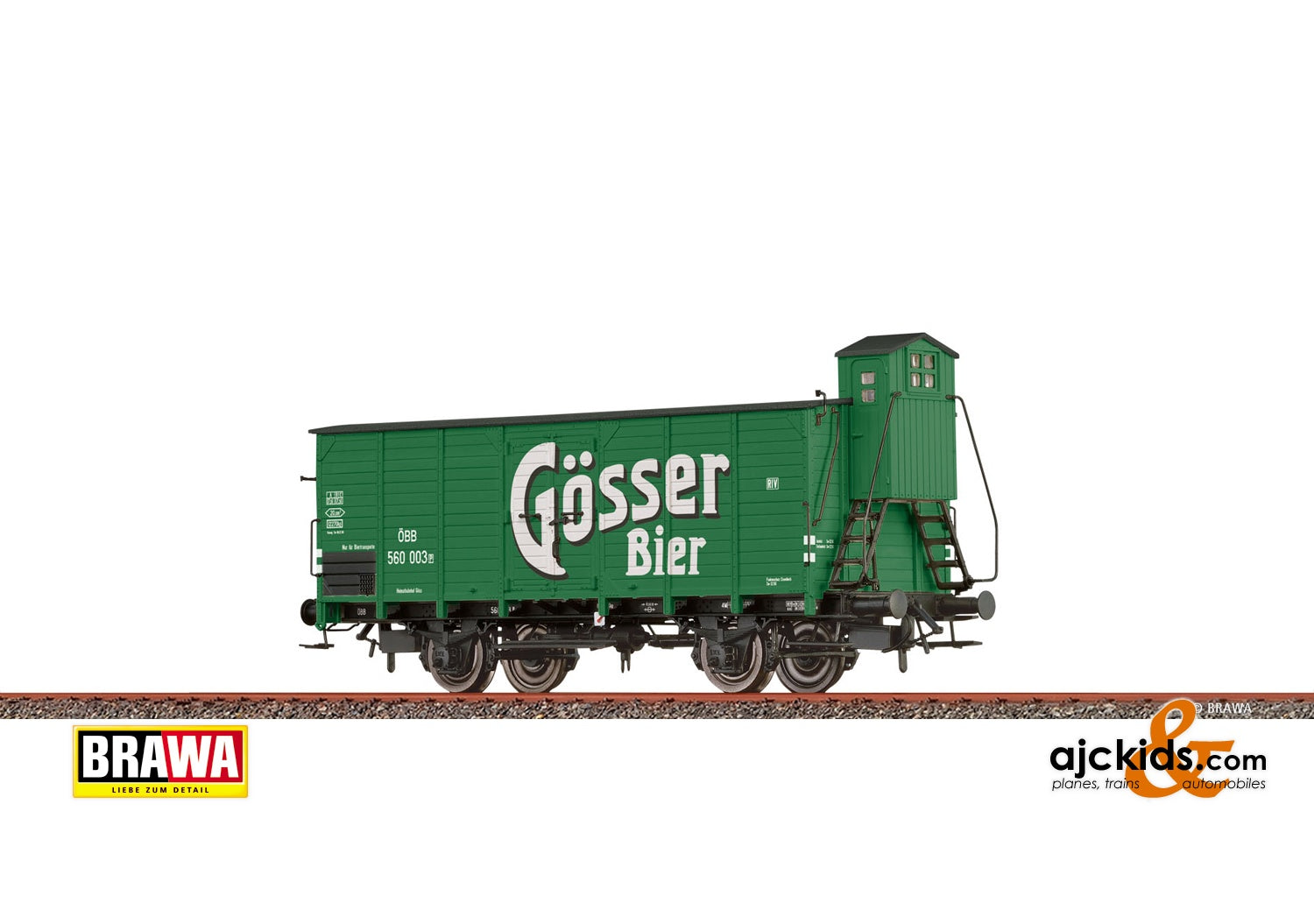 Brawa 49849 - H0 Beer Car G ÖBB, III, Gösser