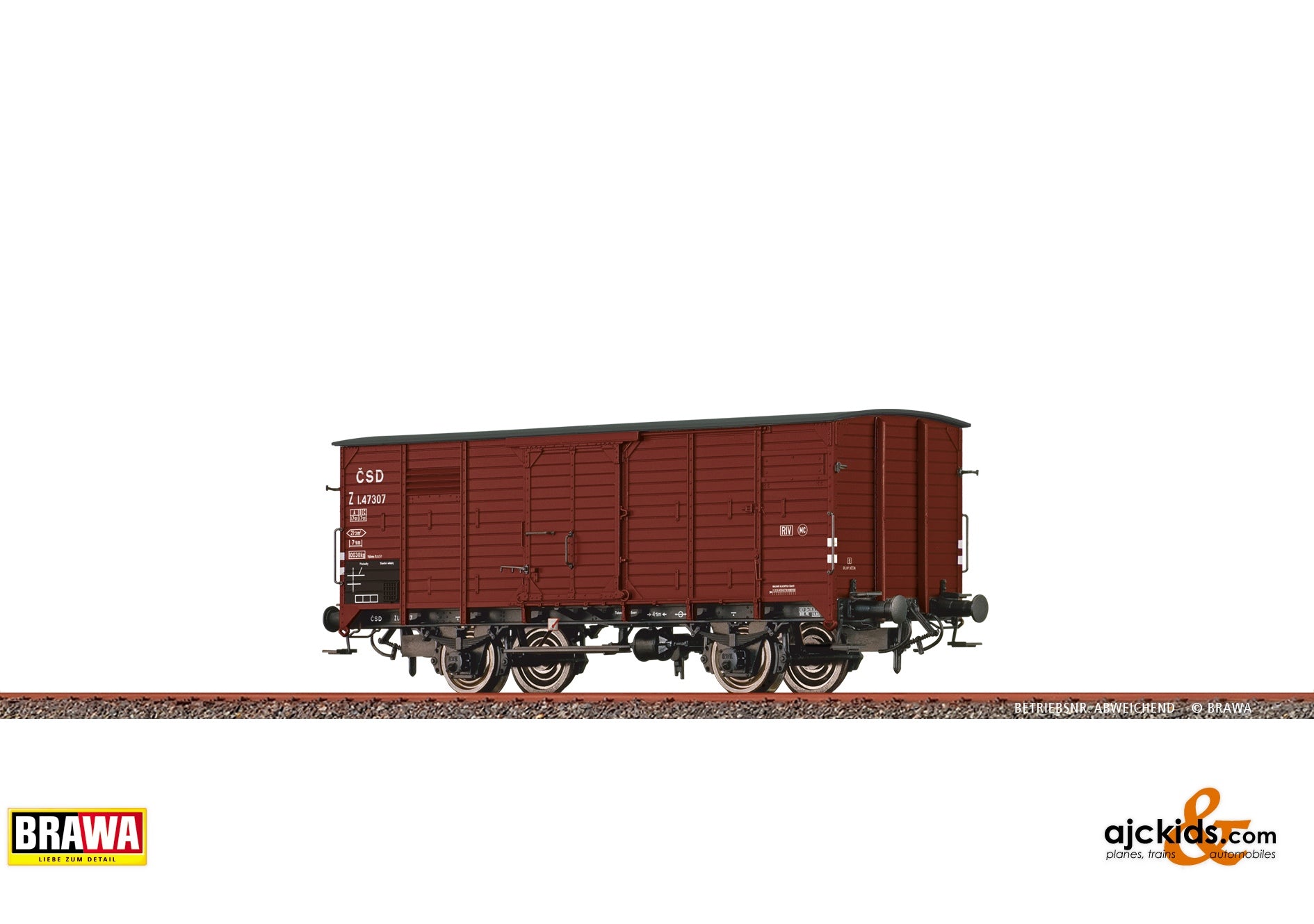 Brawa Freight Car G 10 / Z ČSD, Era III 38.61 at Ajckids.com