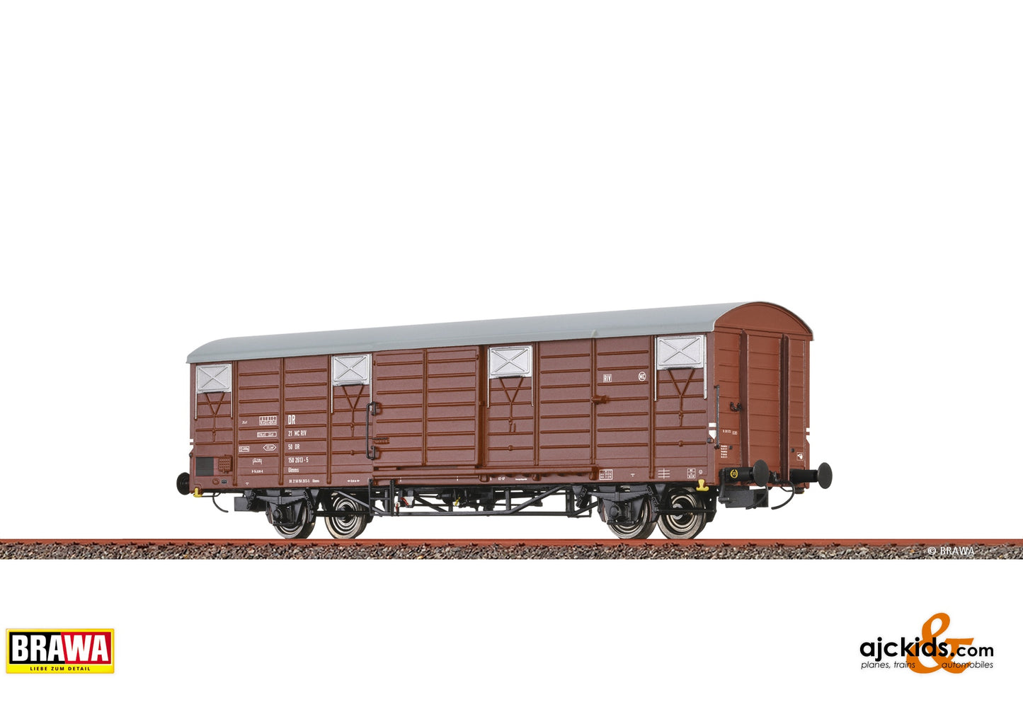 Brawa Freight Car Glmms DR, Era IV 46.17 at Ajckids.com