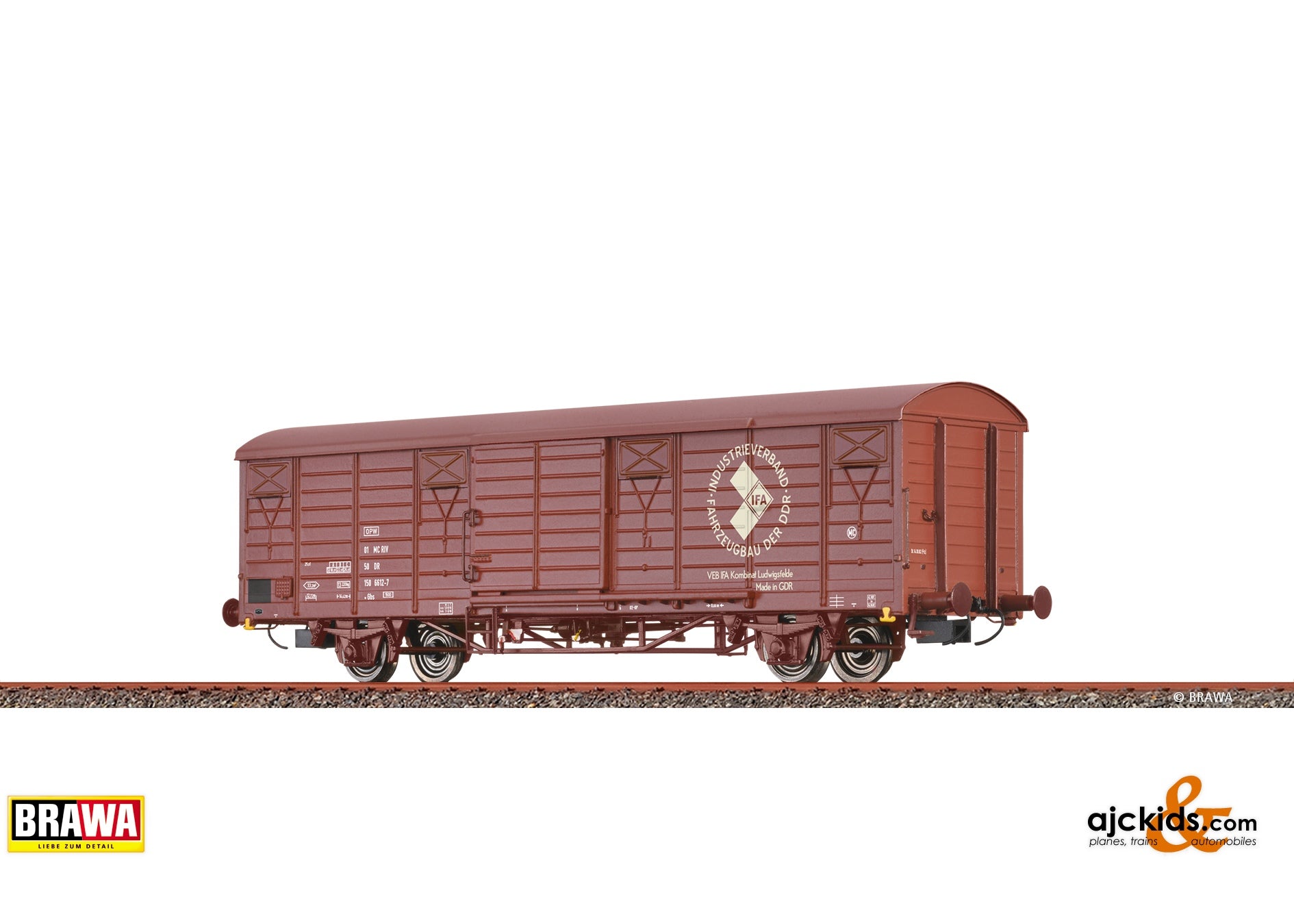 Brawa Freight Car Gbs DR, Era IV, IFA 46.17 at Ajckids.com