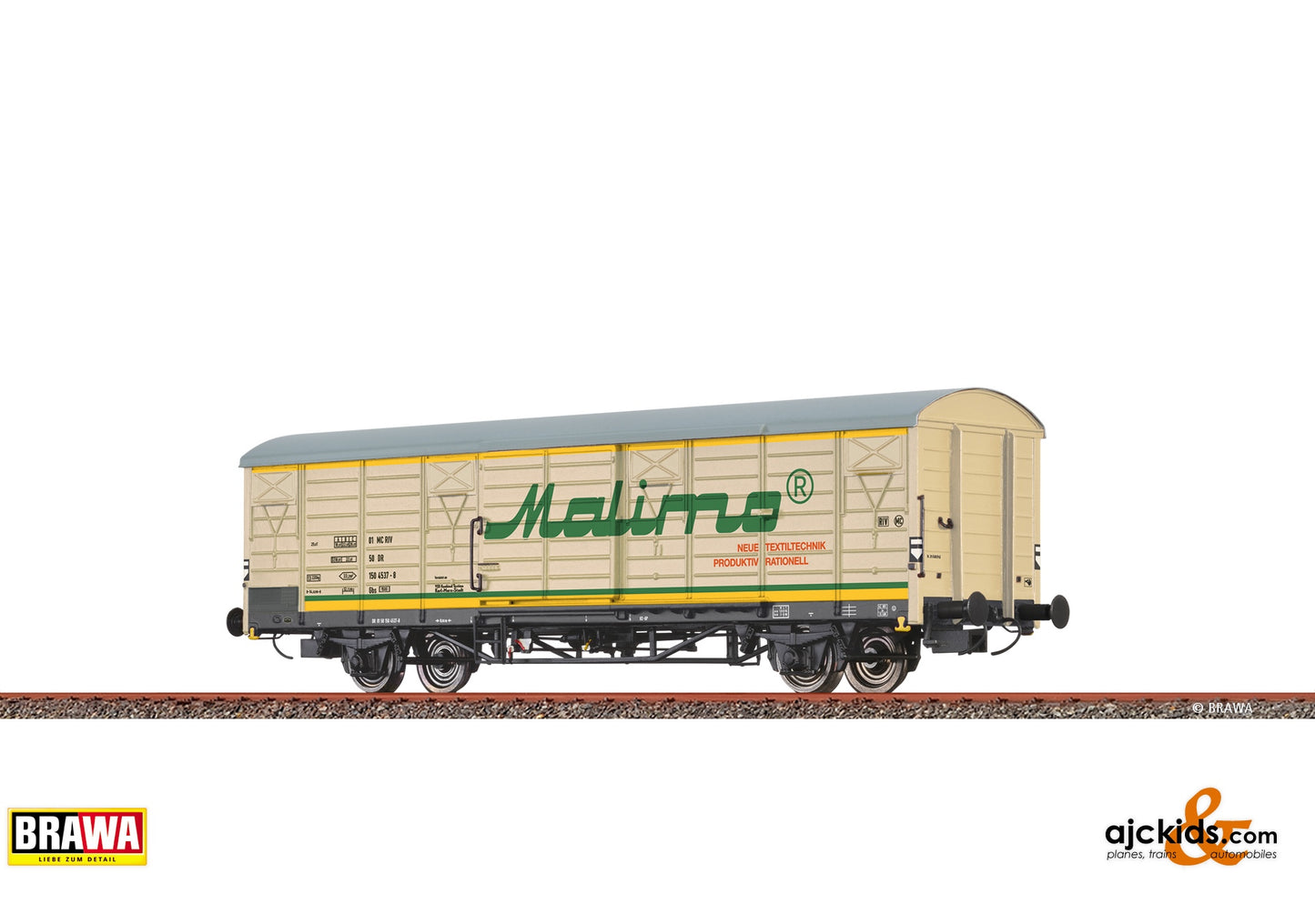 Brawa Freight Car Gbs [1500] DR, Era IV, Malimo 46.17 at Ajckids.com