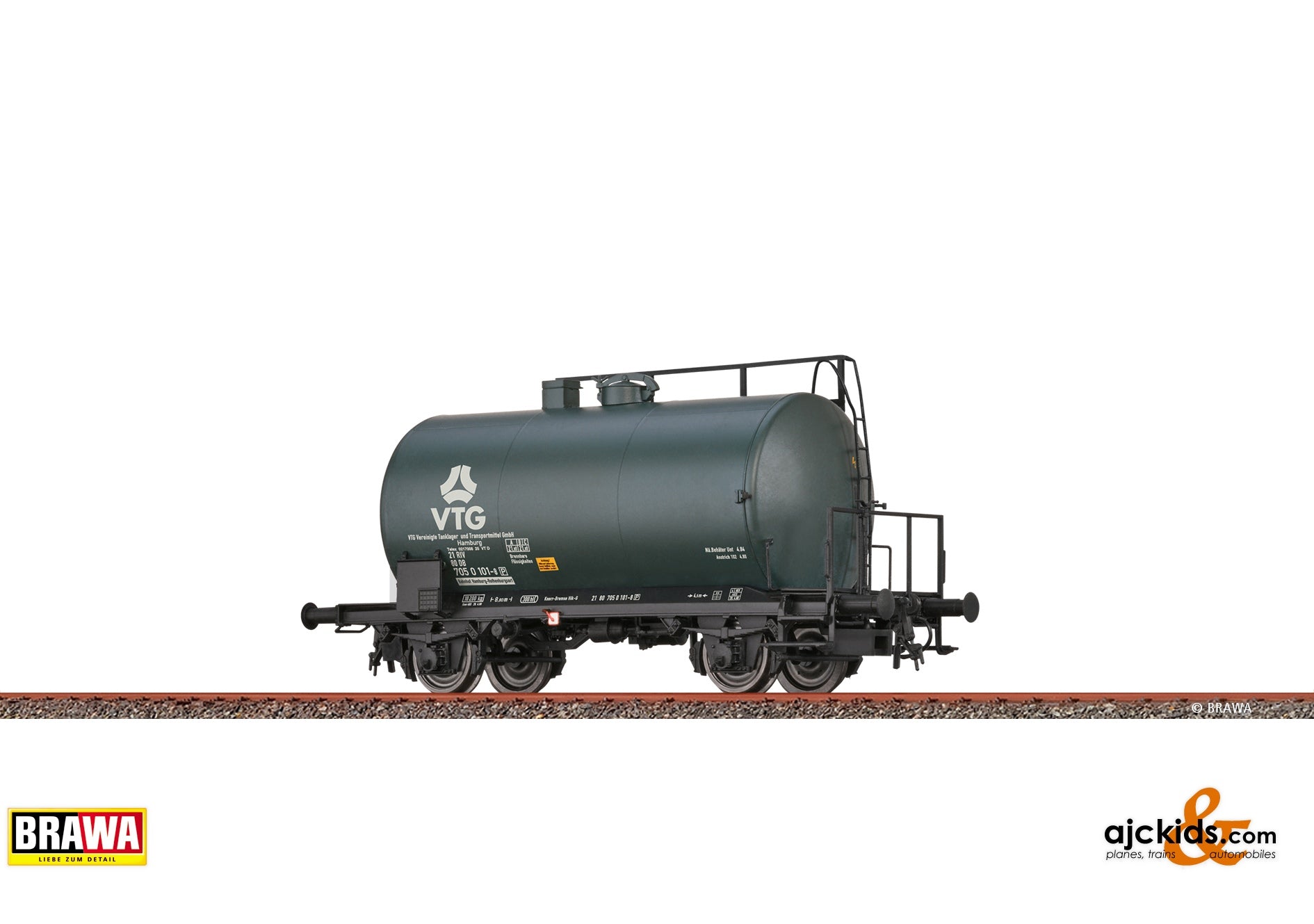 Brawa Tank Car Z [P] DB, Era IV, VTG 35.75 at Ajckids.com