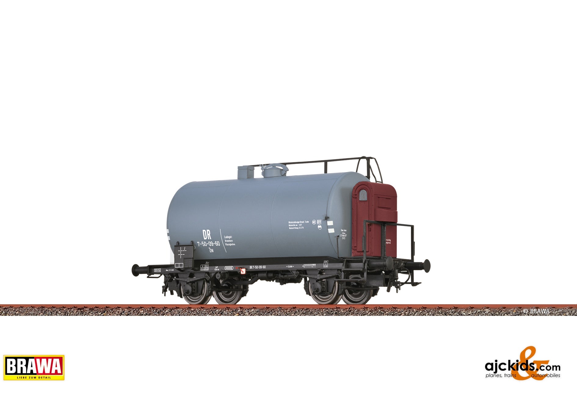 Brawa Tank Car Zw DR, Era III 35.75 at Ajckids.com