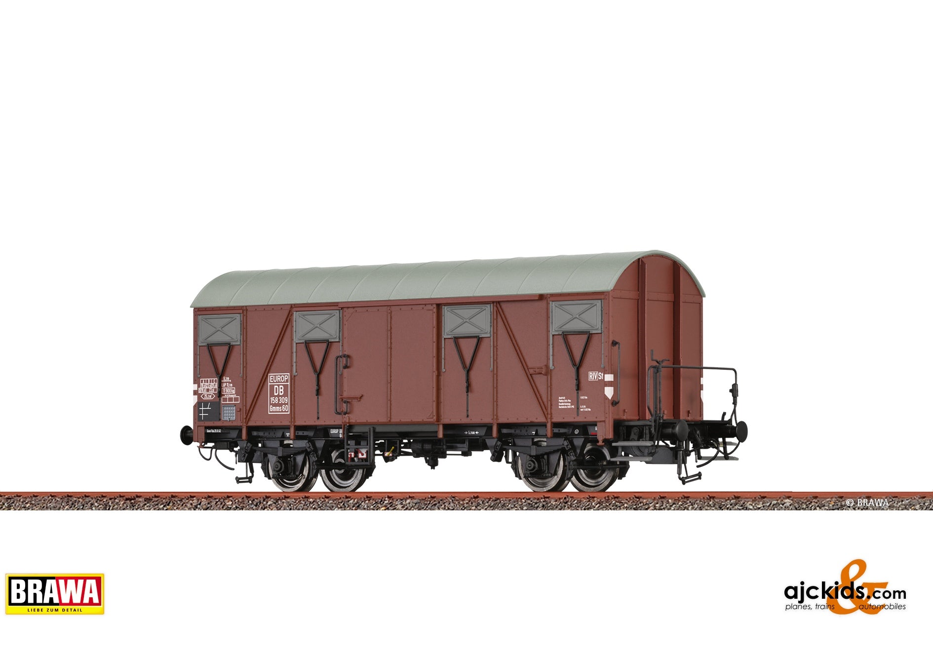 Brawa Freight Car Gmms 60 DB, Era III 46.17 at Ajckids.com