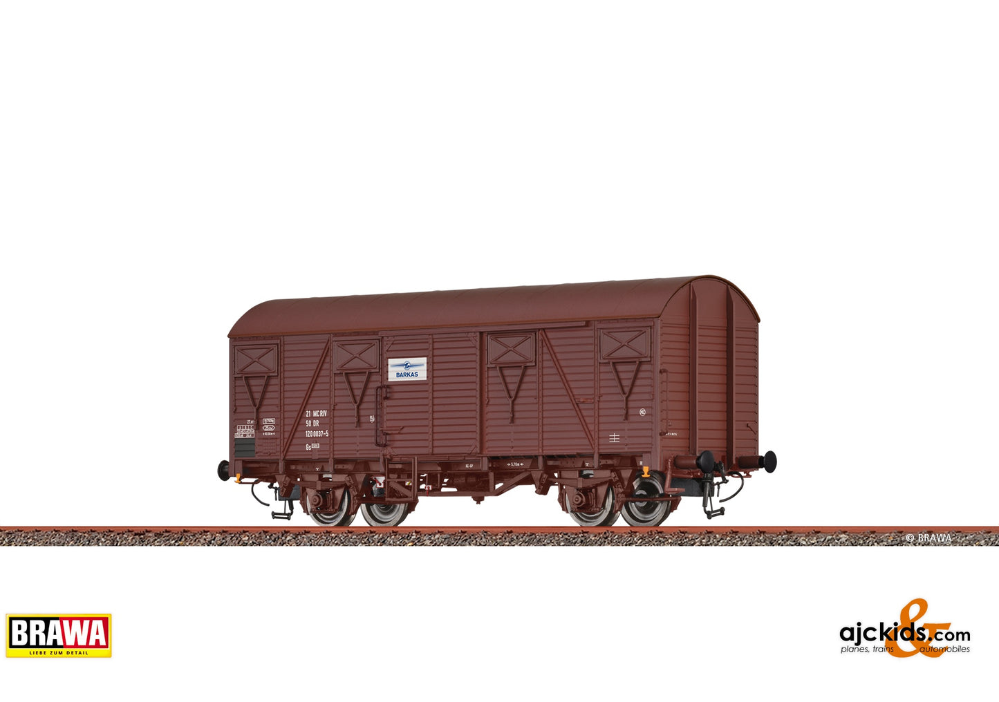 Brawa Freight Car Gs [1200] DR, Era IV, Barkas 46.17 at Ajckids.com