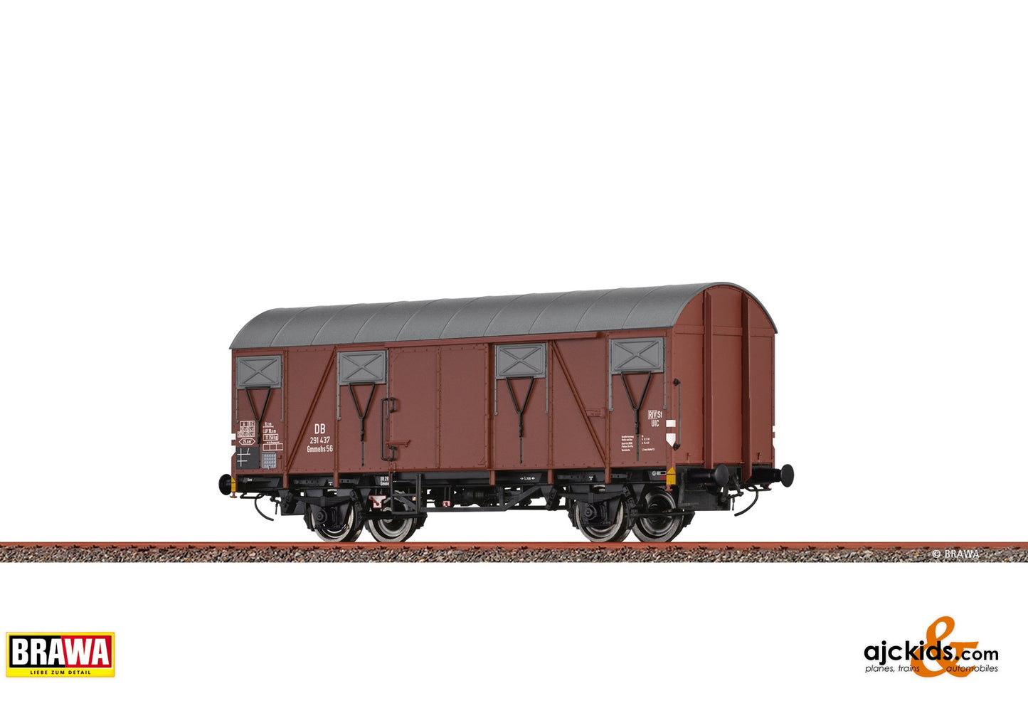 Brawa Freight Car Gmmehs 56 DB, Era III 46.17 at Ajckids.com