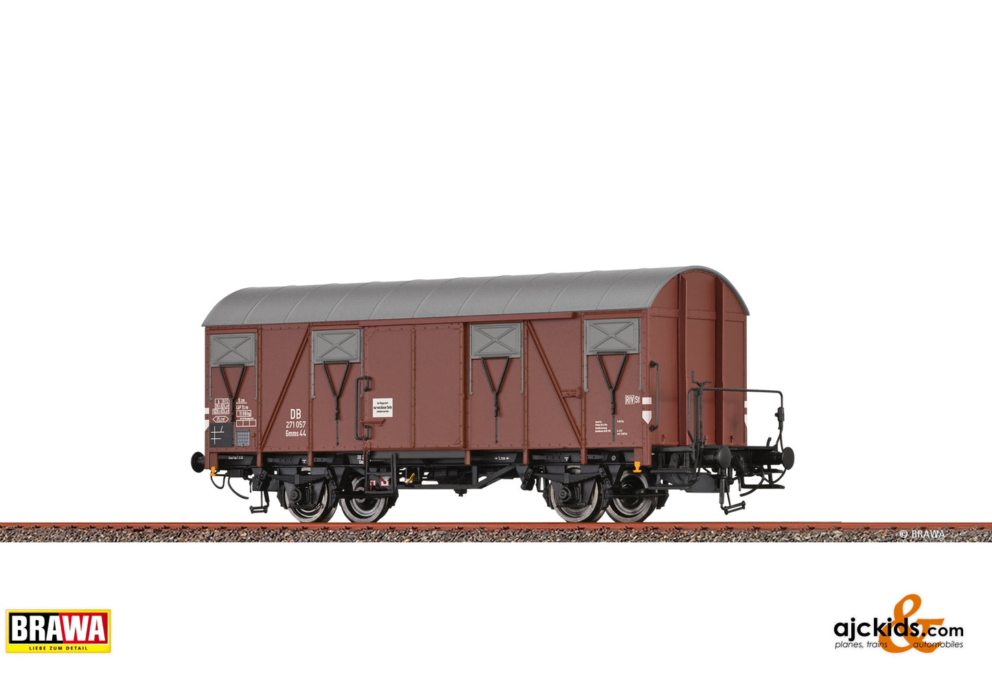 Brawa Freight Car Gmms 44 DB, Era III 46.17 at Ajckids.com