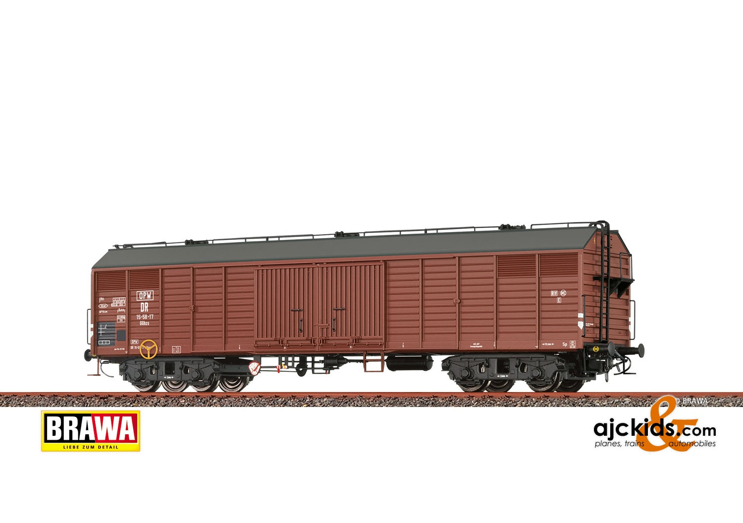 Brawa 50403 - H0 Freight Car GGhzs DR, III