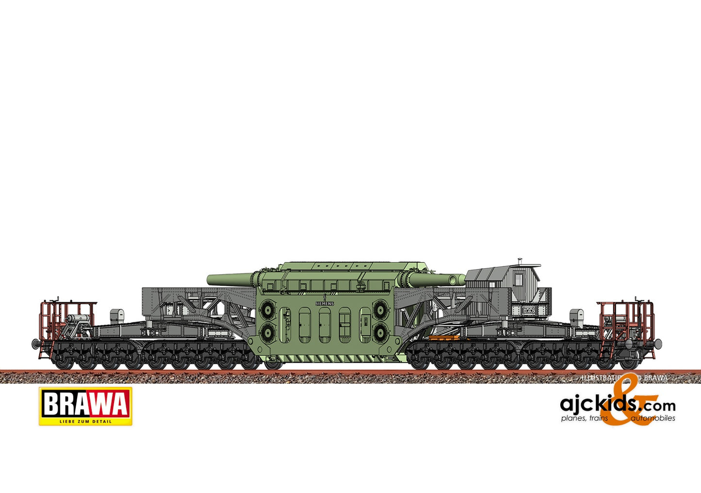 Brawa 50508 - H0 Freight Car SSt 125 DB, III, DC, RWE