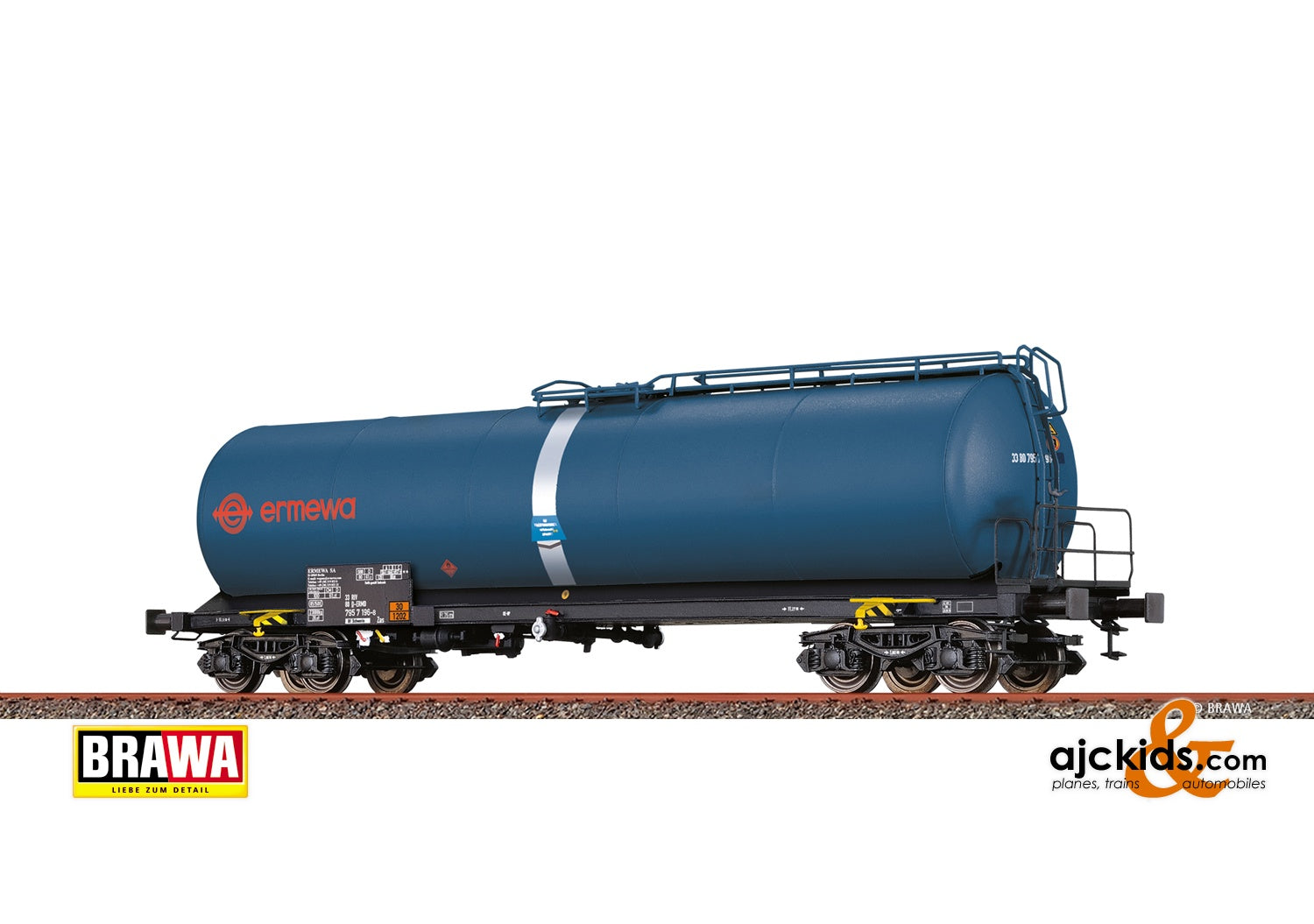 Brawa 50565 - H0 Tank Car Zas, VI, ERMEWA