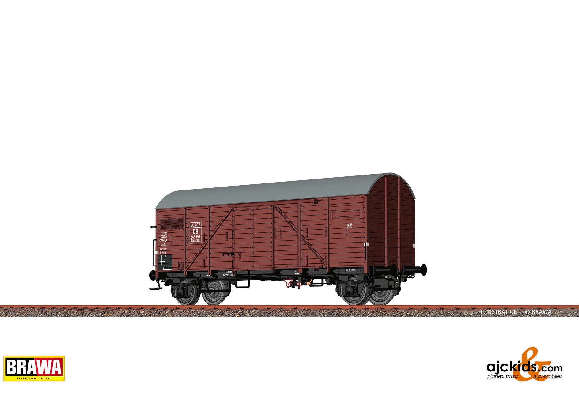 Brawa Freight Car Gmhs 35 EUROP DB, Era III 41.97 at Ajckids.com