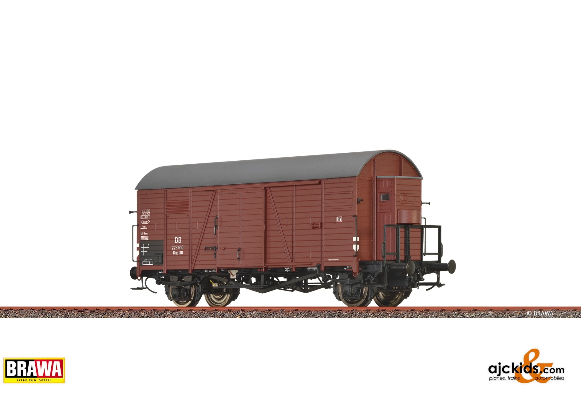 Brawa Freight Car Gms 30 DB, Era III 40.30 at Ajckids.com