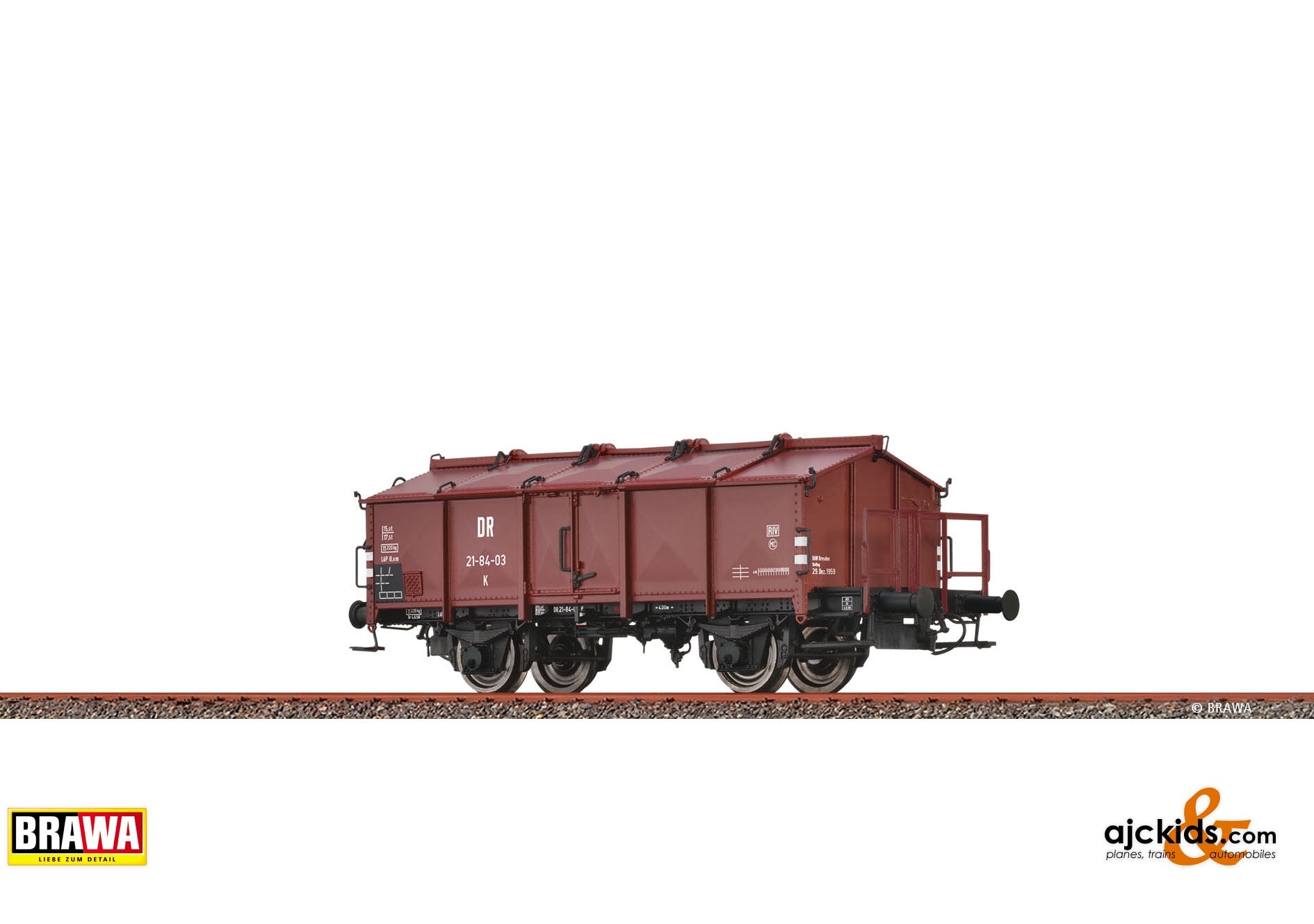 Brawa Freight Car K DR, Era III 41.97 at Ajckids.com