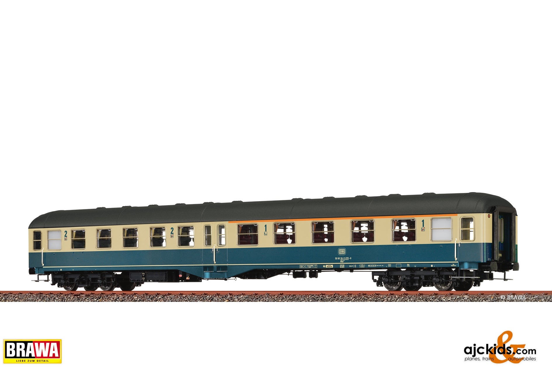 Brawa Passenger Coach AByl 411 DB, Era IV 71.41 at Ajckids.com