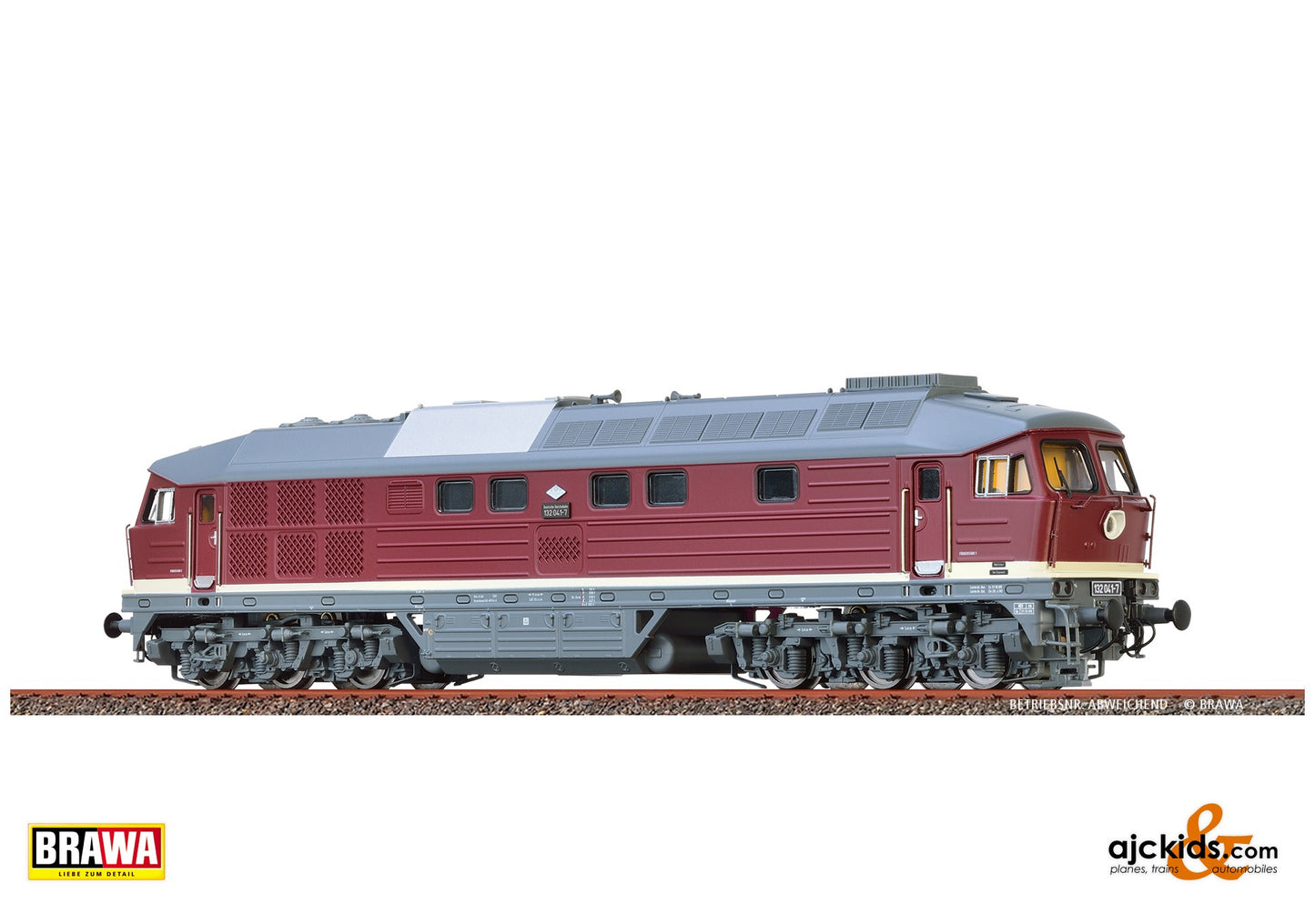 Brawa 61038 - Brawa 61038 - Diesel Locomotive 132 DR, IV, DC