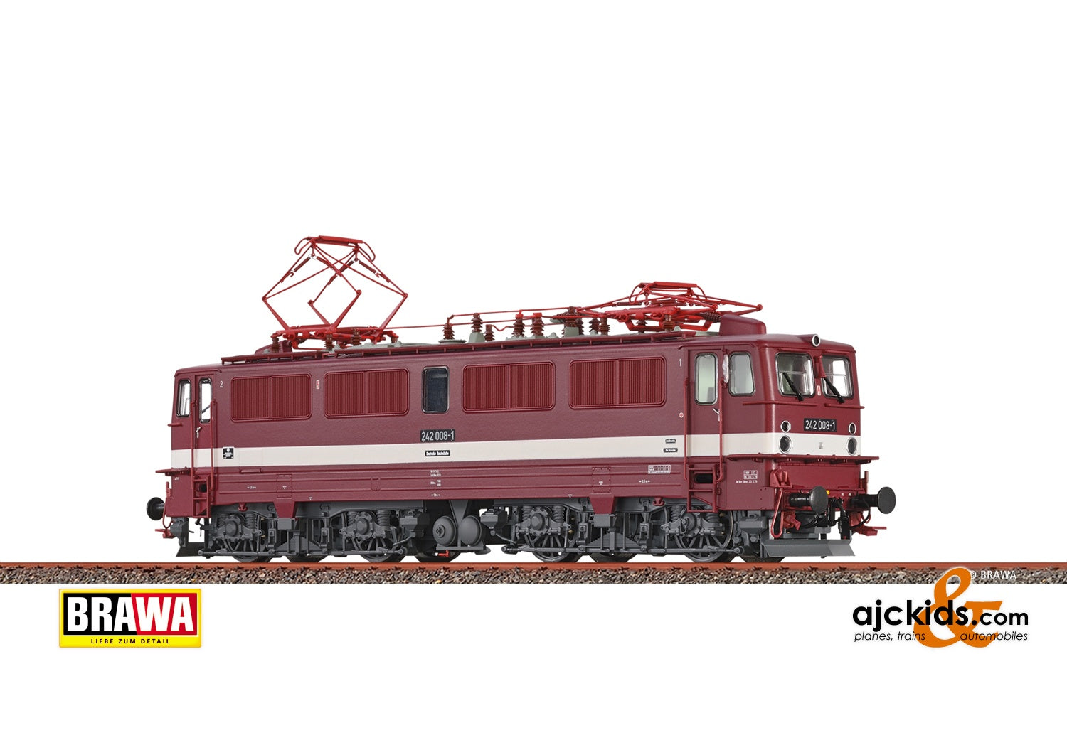 Brawa 70010 - H0 Electric Locomotive 242 DR, IV, DC An.
