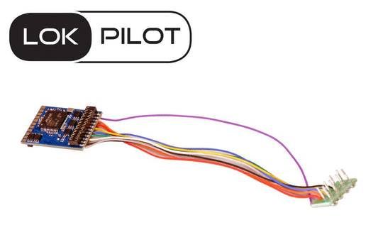 ESU 59620 - LokPilot 5 DCC, 8-pin decoder NEM652, gauge H0, 0