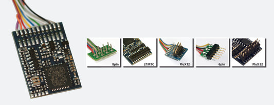 ESU 64616 - LokPilot V4.0 M4, Multiprotocol MM/DCC/SX/M4, PluX12 plug on cable harness