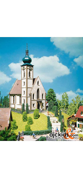 Faller 130241 - Village church with 3 stpl