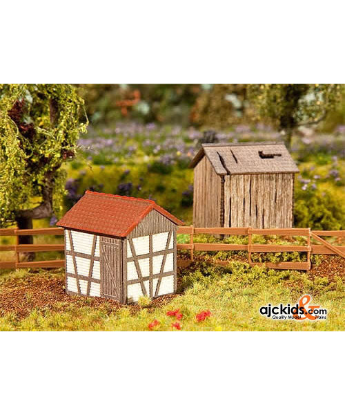 Faller 130289 - Equipment Sheds 2 Pieces