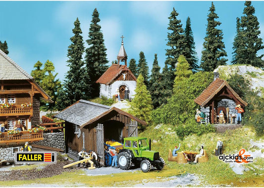 Faller 130379 - Bakehouse, Chapel & Shed