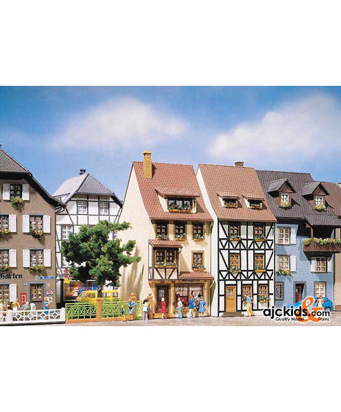 Faller 130418 - 2-timb twnhouses with shop