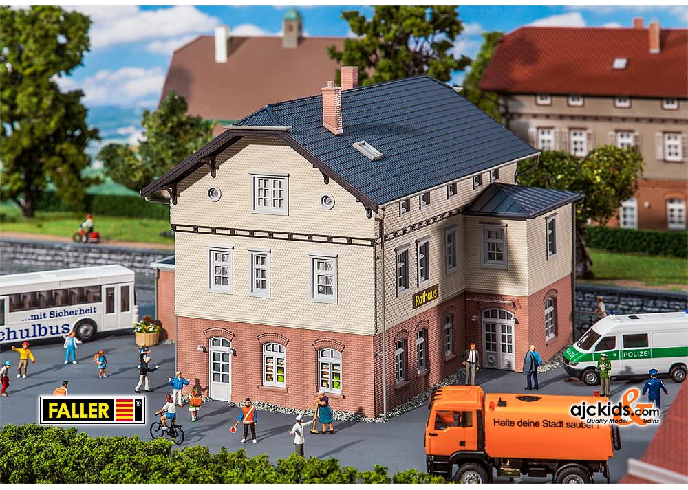 Faller 130457 - Town Hall with School
