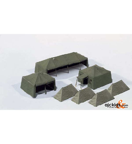 Faller 144057 - Assorted Army Tents Undec