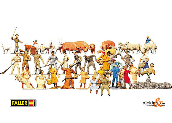 Faller 153004 - Set of figures Farm, 36 pieces