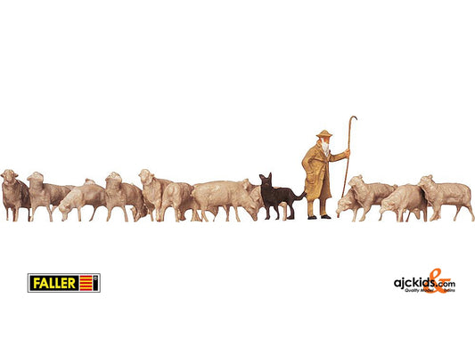 Faller 154001 - Shepherd, dog, sheep