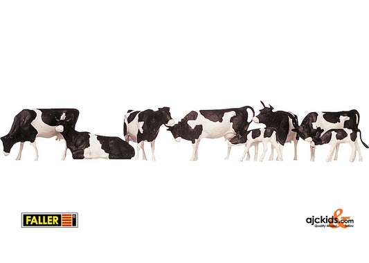 Faller 154003 - Cows, black-spotted