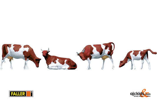 Faller 154004 - Cows, brown-spotted