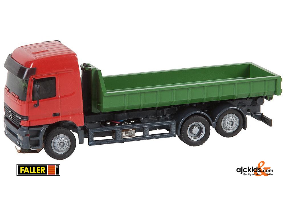Faller 161481 - Lorry MB Actros LH’96 Roll-off Container (HERPA)