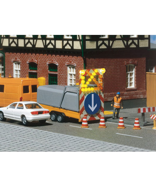 Faller 161549 - C/S Road Bldg Sfty Trlr