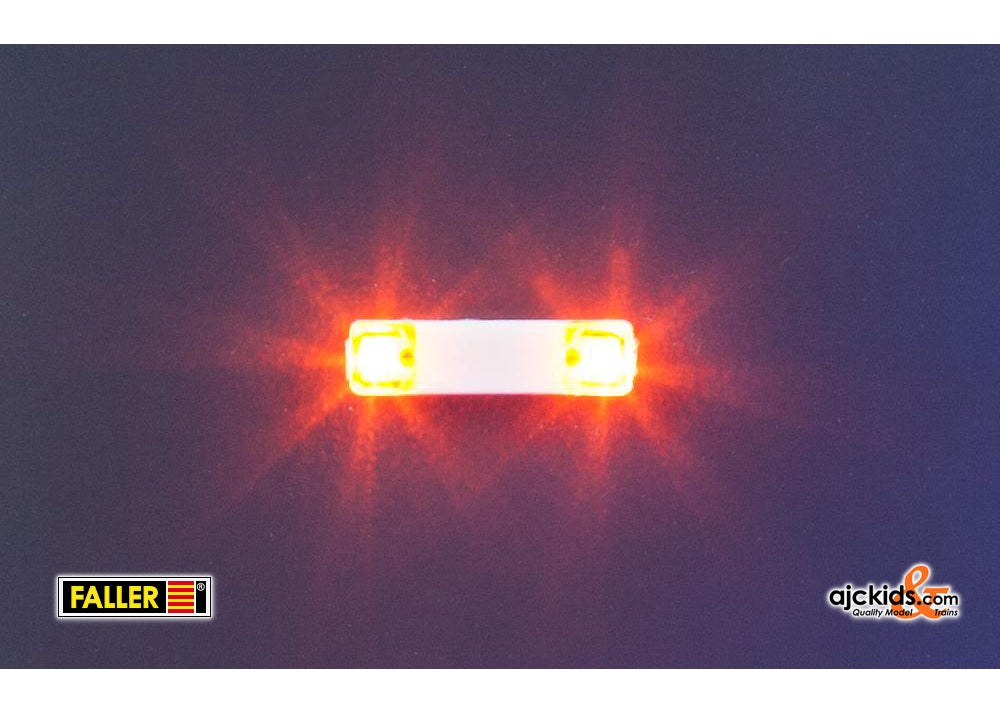 Faller 163760 - Flashing lights, 13.5 mm, orange