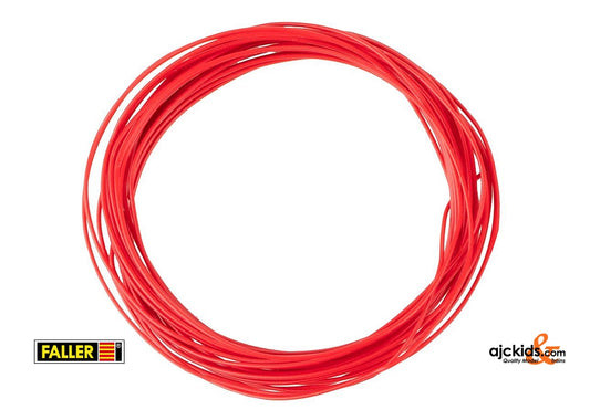 Faller 163781 - Stranded wire 0.04 mm², red, 10 m